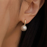 French Simple Imitation Pearl Temperament Wedding Party Jewelry Accessories Earring